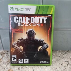 Call of Duty‎ Black Ops III 3 Xbox 360 Video Game Multiplayer Zombies Action